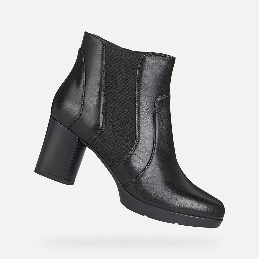 Botins Geox Senhora Pretas - Anylla - RLSTE9438